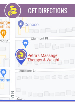 Get Directions to Petra’s Massage Therapy & Weight Loss Clinic in Oklahoma City, OK