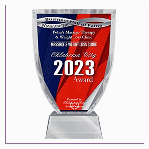 2023 Oklahoma City Awards at Petra’s Massage Therapy & Weight Loss Clinic in Oklahoma City, OKC