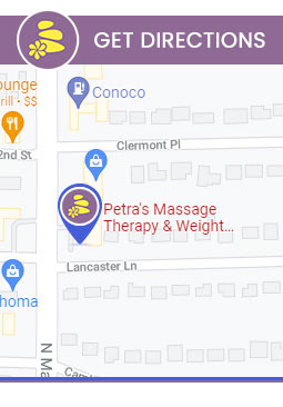 Get Directions to Petra’s Massage Therapy & Weight Loss Clinic in Oklahoma City, OK